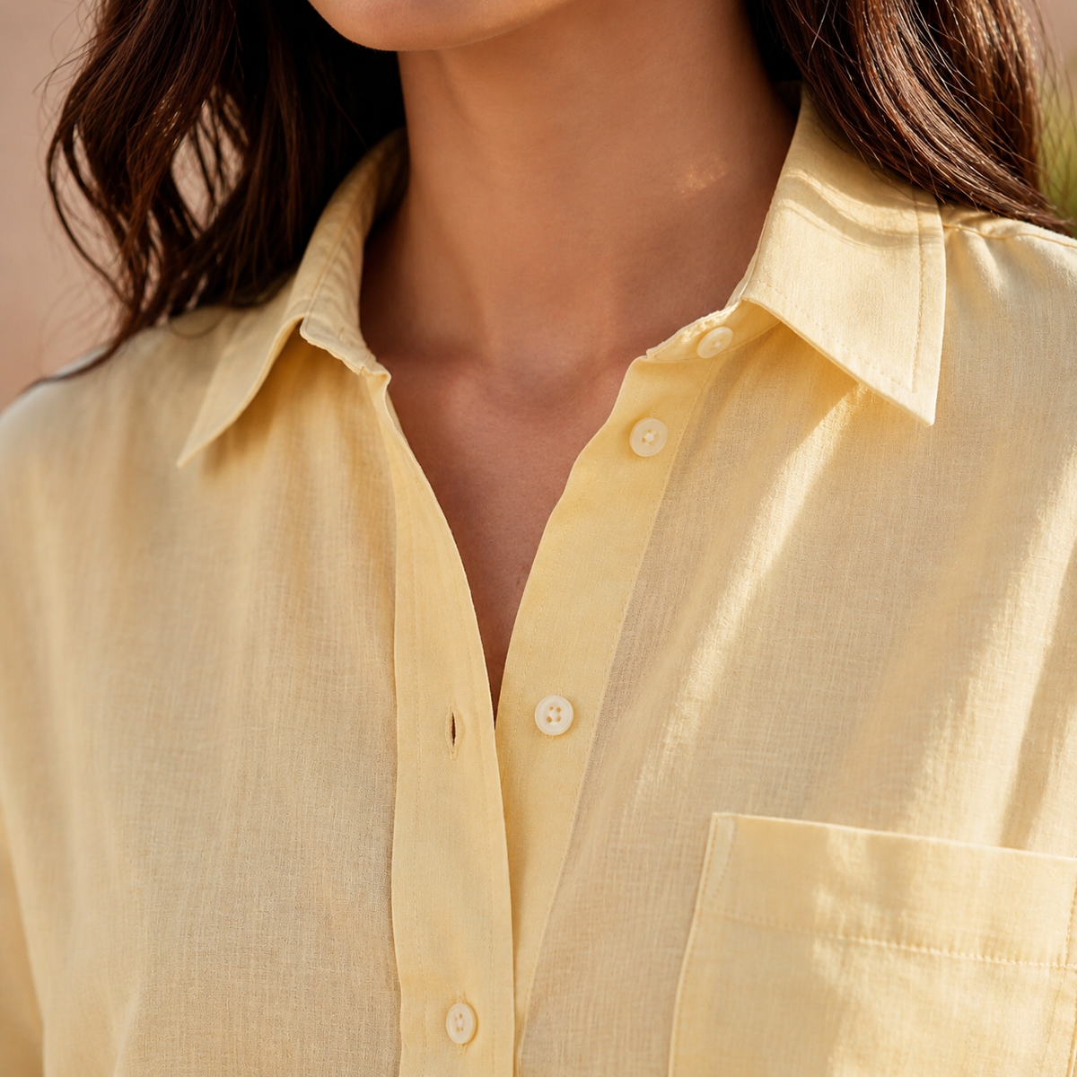 The maxi Linen chemise