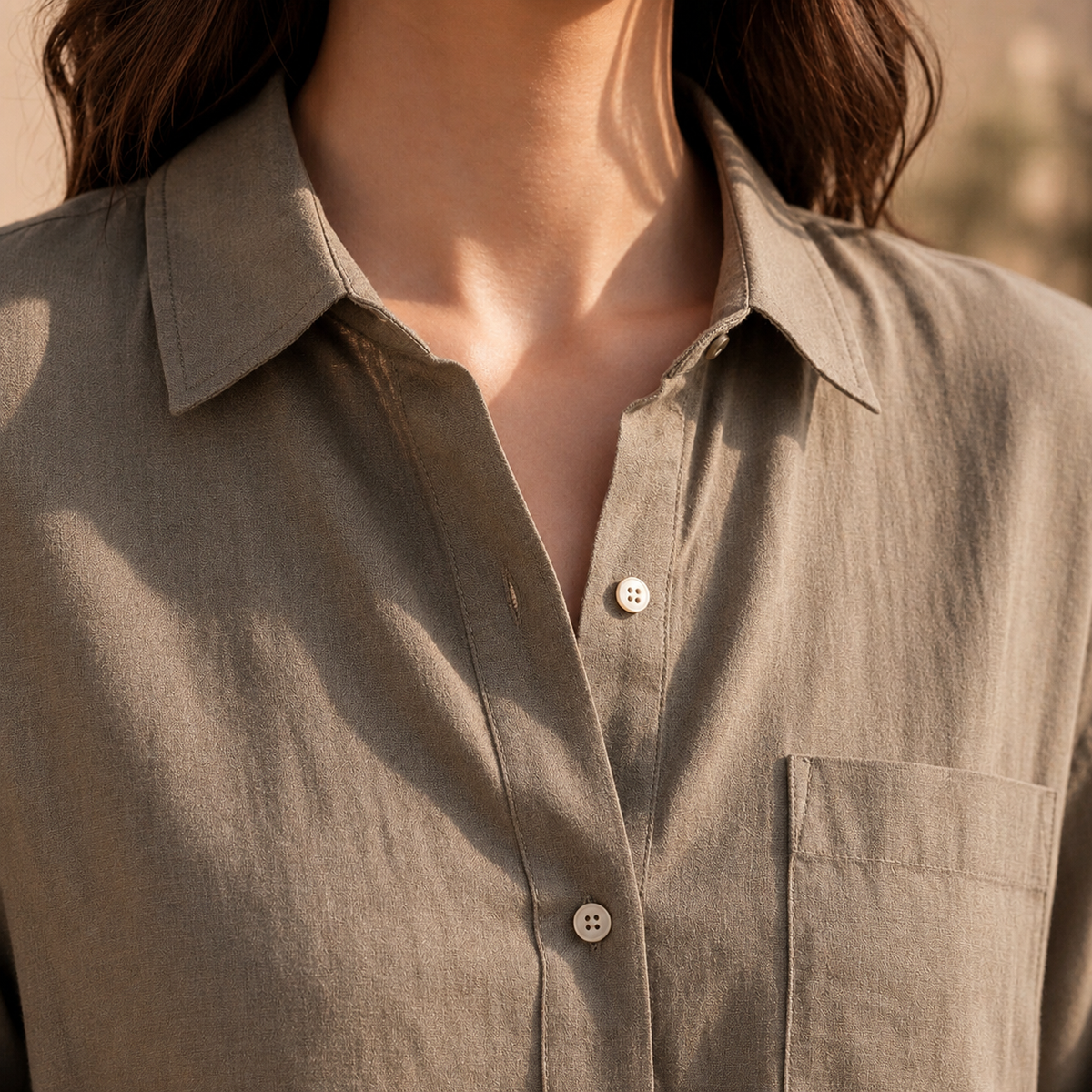 Pure Midday Linen chemise
