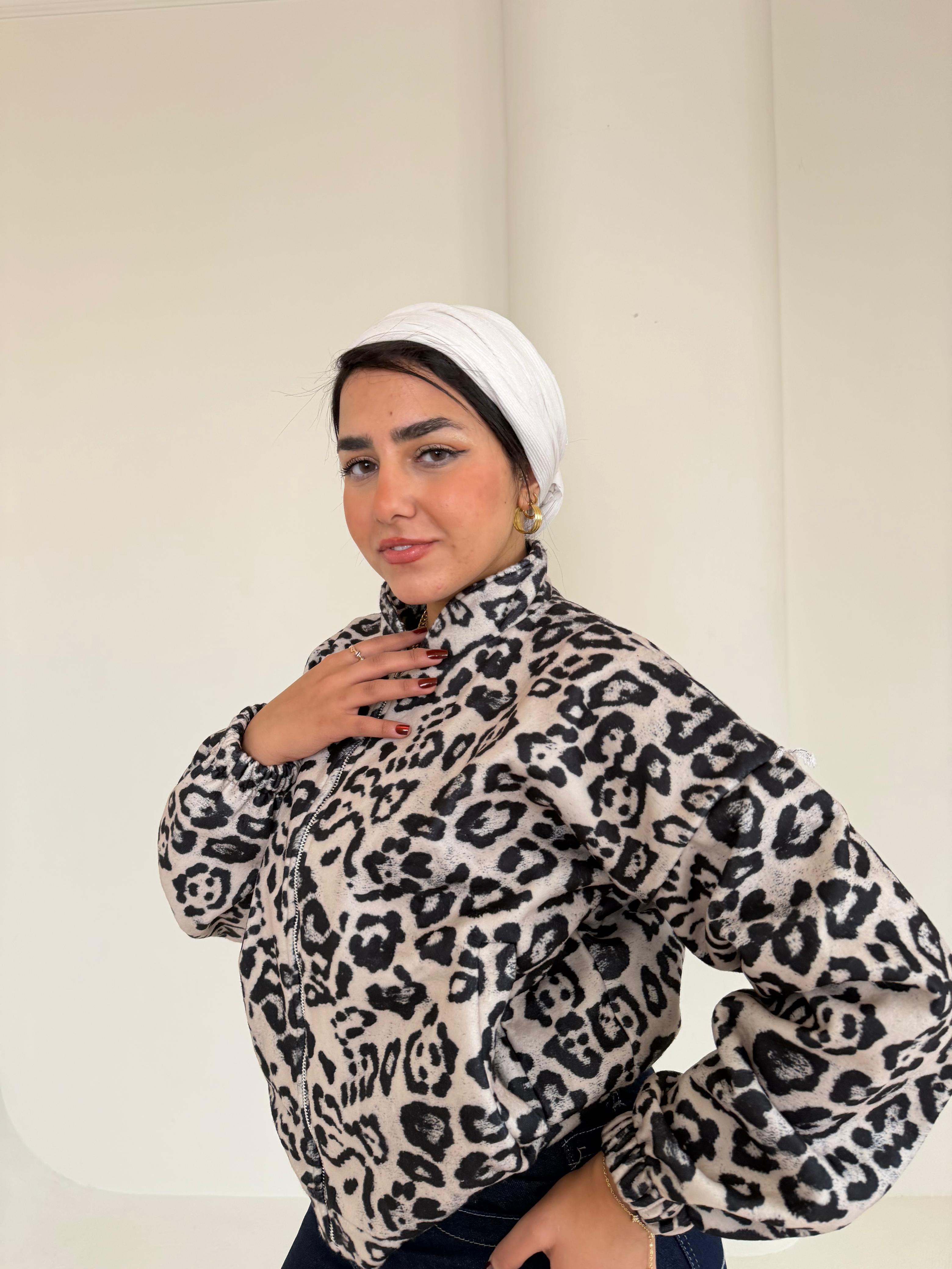 High waist tiger jacket