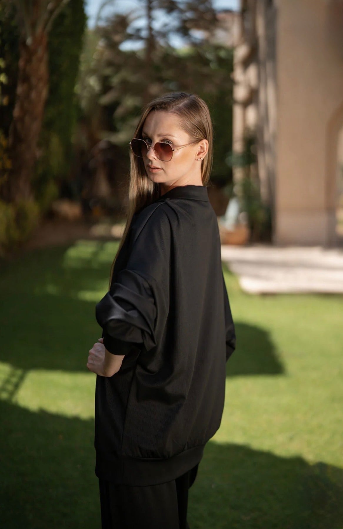 Oversized Polo athletic suit