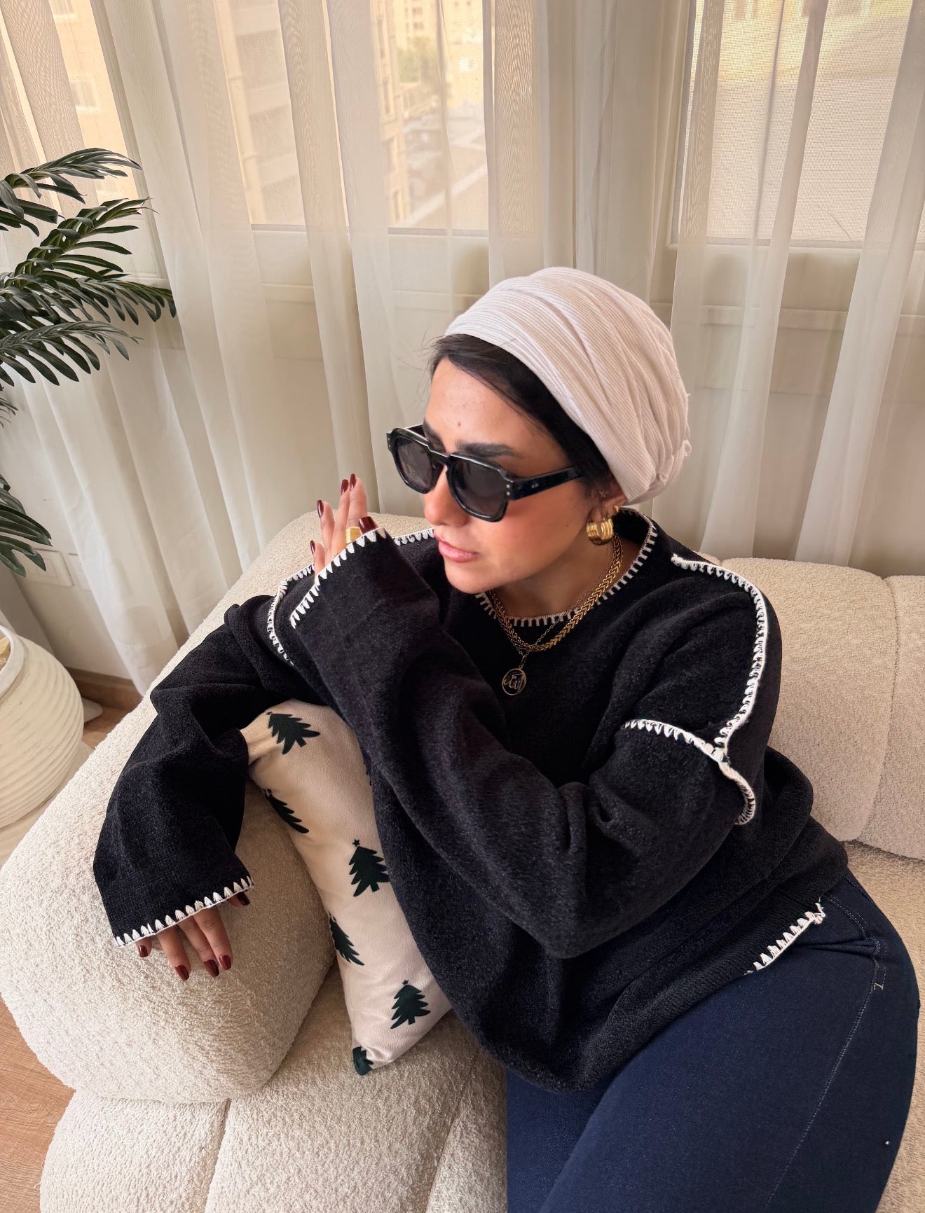 Oversized Sweatshirt crew neck