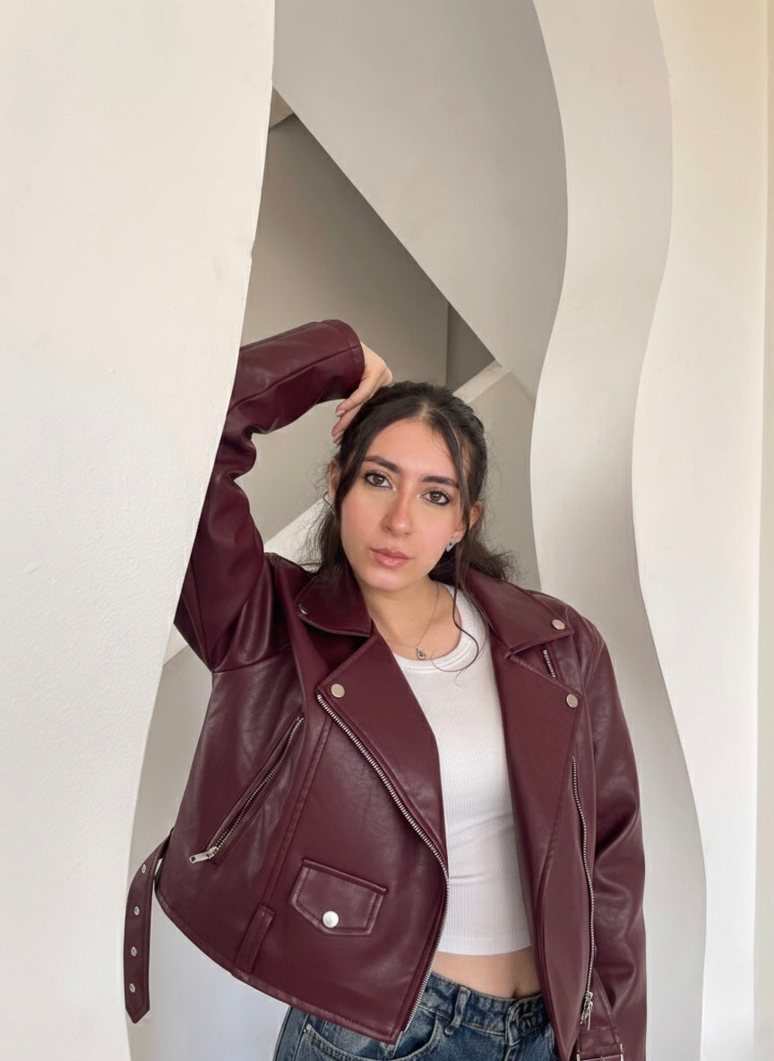 Leather Moto Jacket