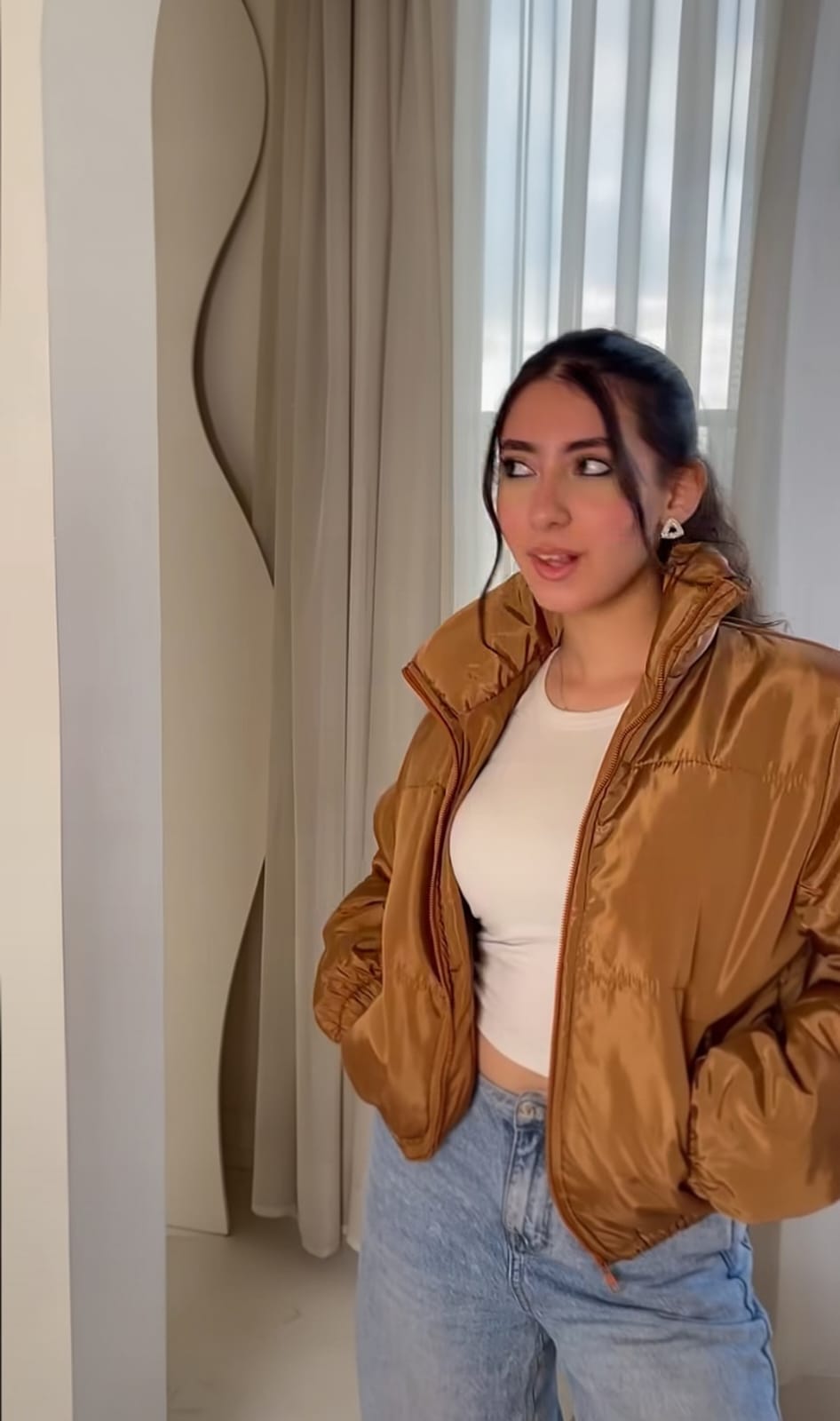 Cropped Puffer Jacket