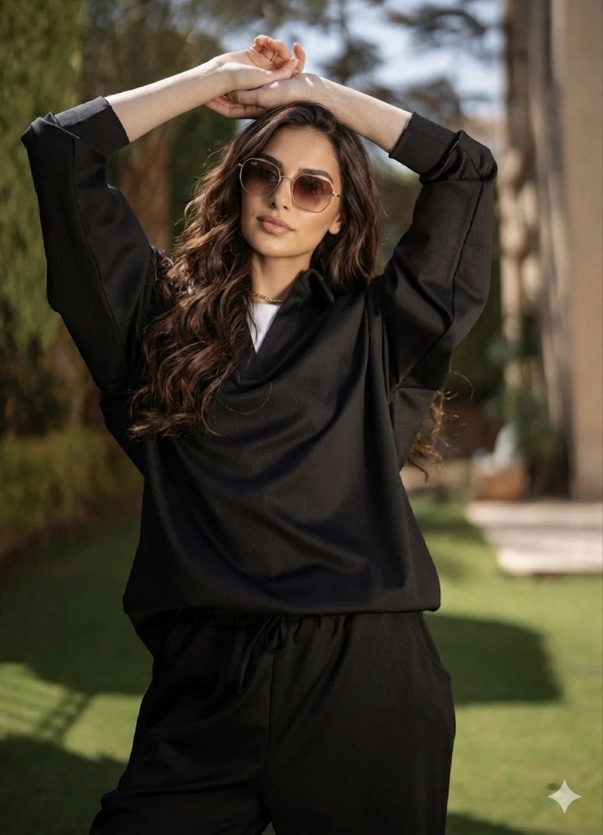 Oversized Polo athletic suit