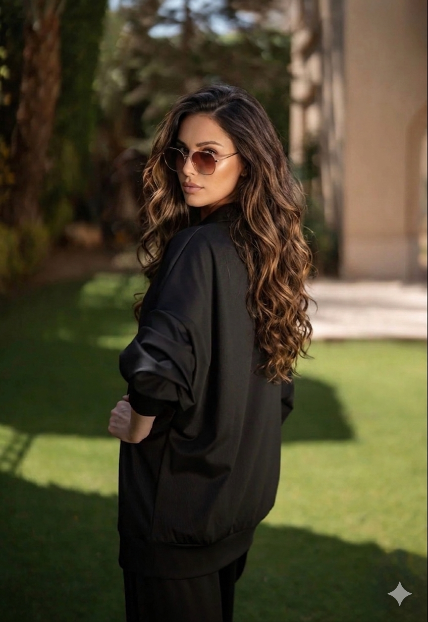 Oversized Polo athletic suit