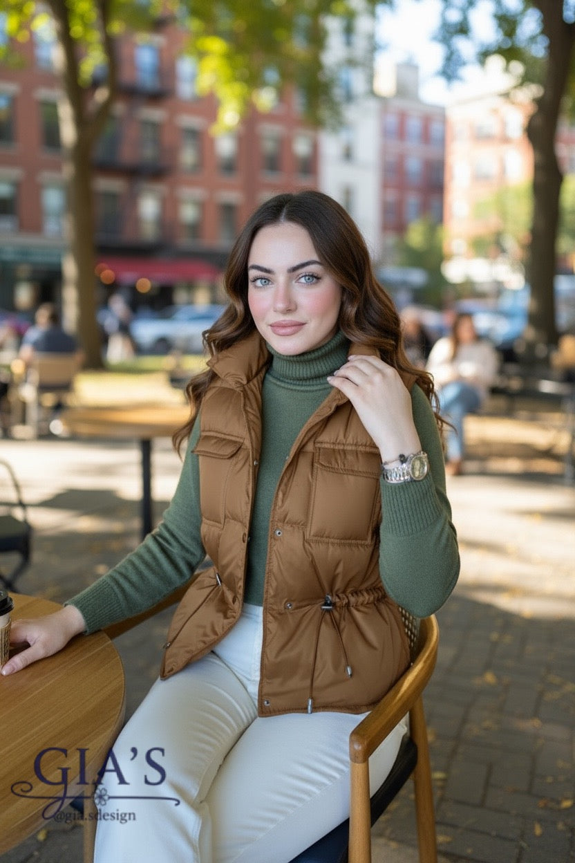 Puffer vest sleeveless
