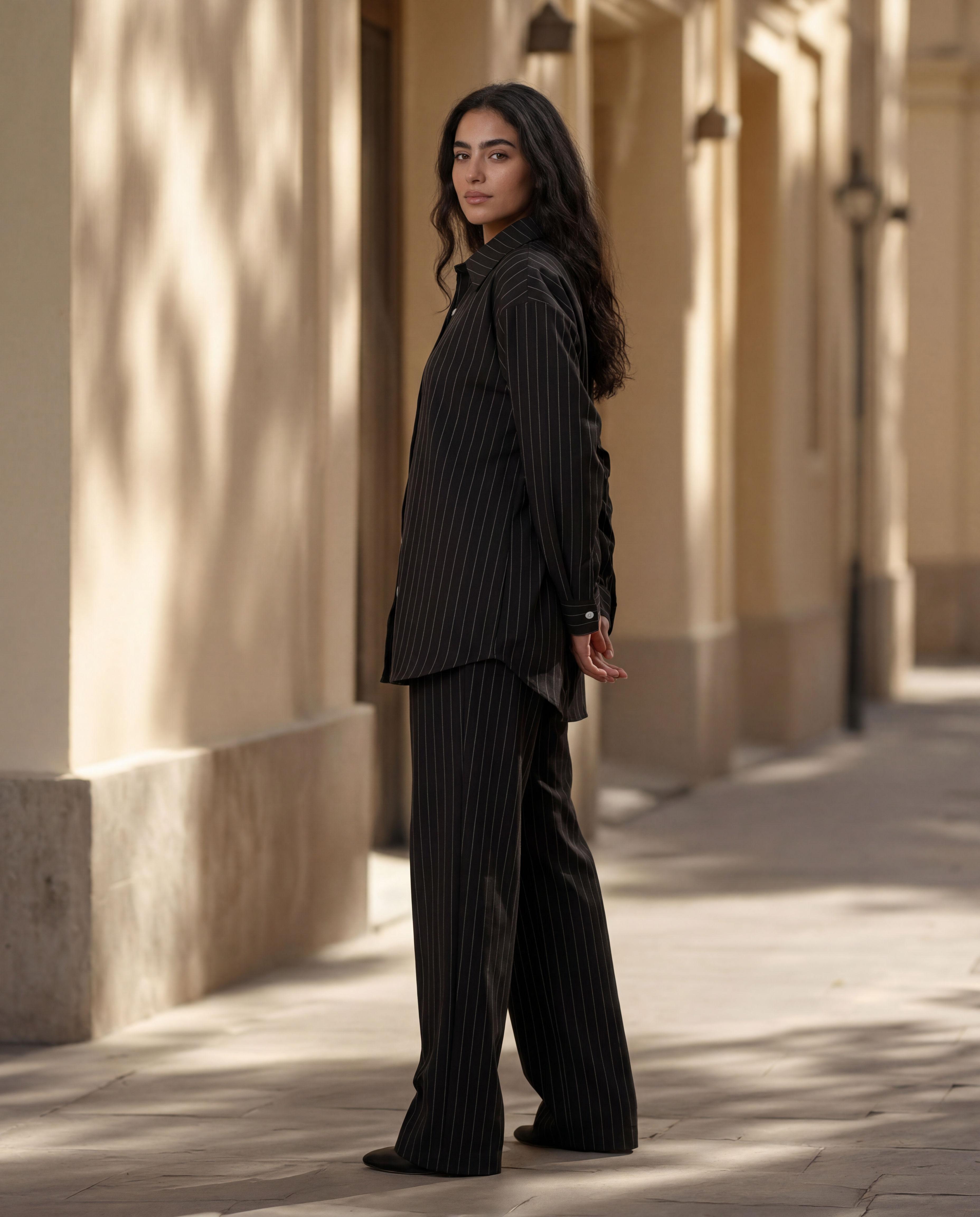 Striped Formal Suit